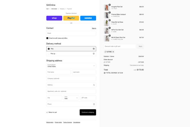 GitiOnline checkout page showing GitiOnline promo code box | Screenshot taken by SimplyCodes community member on Sep 14, 2025