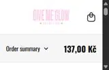 Give Me Glow Cosmetics coupon verification screenshot