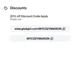 MYCOZYMAISON coupon verification screenshot