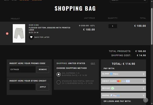 Glamood checkout page showing Glamood promo code box | Screenshot taken by SimplyCodes community member on Jul 15, 2025