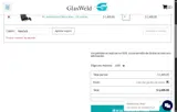 GlasWeld coupon verification screenshot