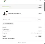 Gleeb coupon verification screenshot