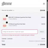 GLOW15 coupon verification screenshot