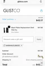 MARIANUCUBIDZE coupon verification screenshot
