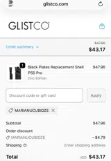 MARIANUCUBIDZE coupon verification screenshot