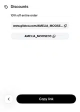 AMELIA_MOOSE33 coupon verification screenshot