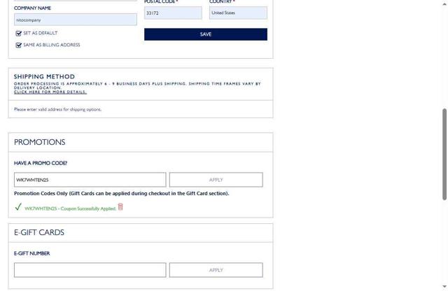 Global Schoolwear checkout page showing Global Schoolwear promo code box | Screenshot taken by SimplyCodes community member on Jul 30, 2025