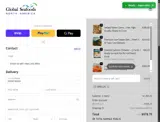 Global Seafoods North America coupon verification screenshot