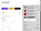 Global Seafoods North America coupon verification screenshot