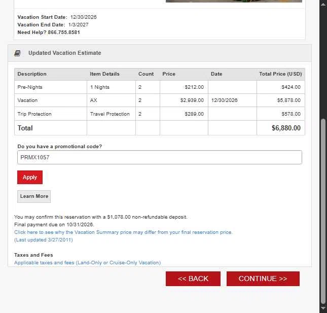 Globus US checkout page showing Globus US promo code box | Screenshot taken by SimplyCodes community member on Aug 6, 2025