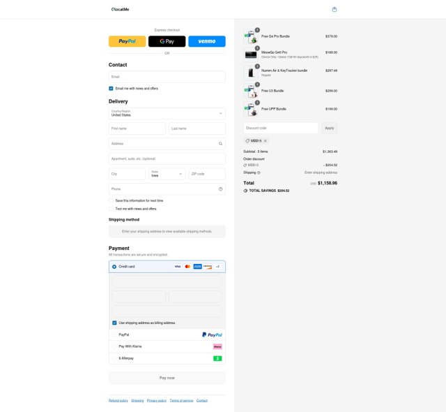 GlocalMe checkout page showing GlocalMe promo code box | Screenshot taken by SimplyCodes community member on Aug 10, 2025