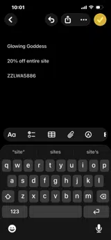 ZZLWA5886 coupon verification screenshot