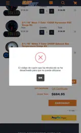 gift50 coupon verification screenshot