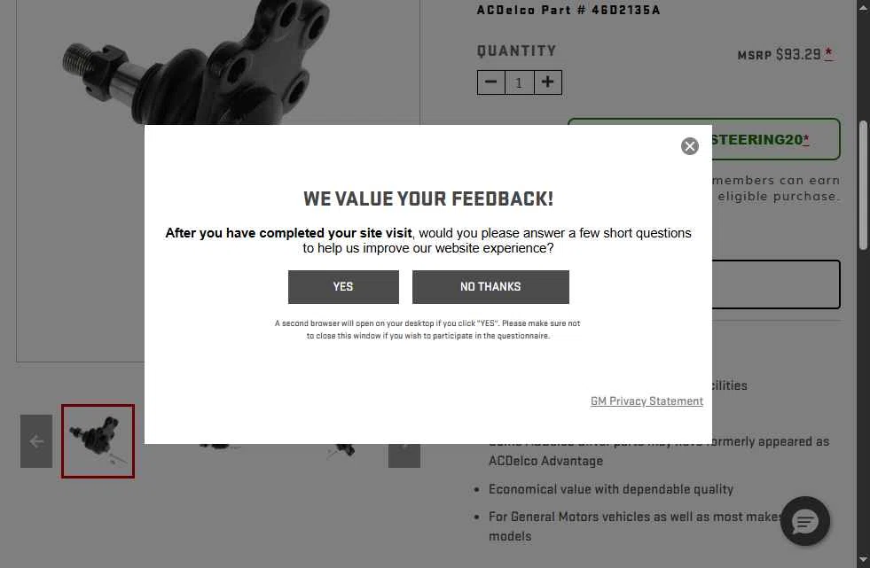 GMC checkout page showing GMC promo code box | Screenshot taken by SimplyCodes community member on Oct 27, 2025