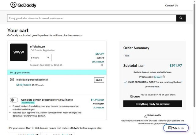 GoDaddy Promo Codes (8 Verified) - 30% Off Sitewide May 2025