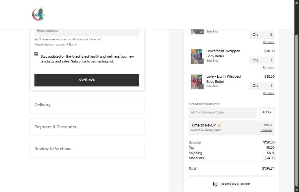 Goddess Glow Holistic checkout page showing Goddess Glow Holistic promo code box | Screenshot taken by SimplyCodes community member on Jun 15, 2025