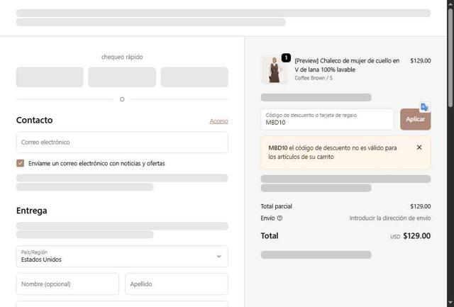 Goelia checkout page showing Goelia promo code box | Screenshot taken by SimplyCodes community member on Oct 2, 2025