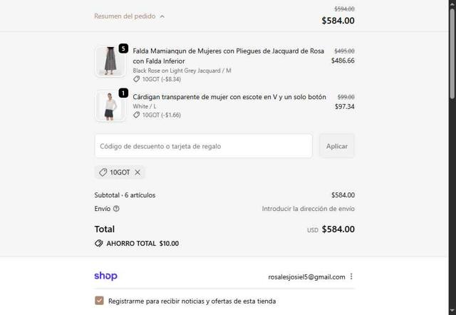 Goelia checkout page showing Goelia promo code box | Screenshot taken by SimplyCodes community member on Oct 2, 2025