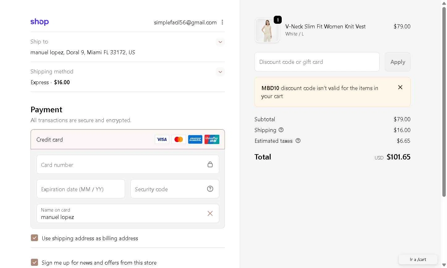 Goelia checkout page showing Goelia promo code box | Screenshot taken by SimplyCodes community member on Jan 8, 2026