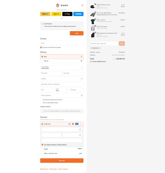 goHUNT checkout page showing goHUNT discount code box | Screenshot taken by SimplyCodes community member on Sep 15, 2025