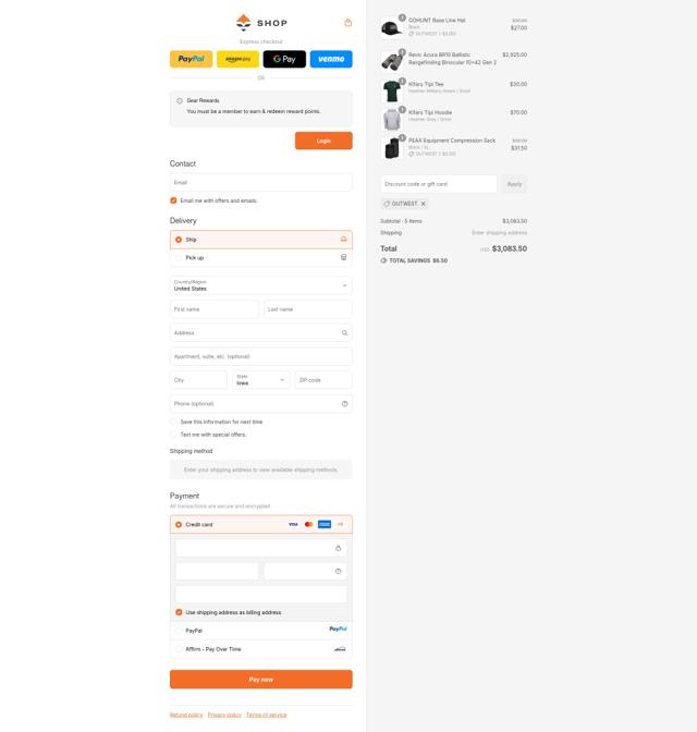 goHUNT checkout page showing goHUNT discount code box | Screenshot taken by SimplyCodes community member on Sep 15, 2025