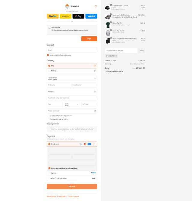 goHUNT checkout page showing goHUNT discount code box | Screenshot taken by SimplyCodes community member on Sep 15, 2025