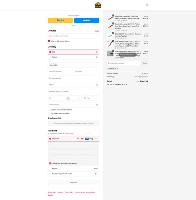 Going Gear checkout page showing Going Gear discount code box | Screenshot taken by SimplyCodes community member on Sep 7, 2025