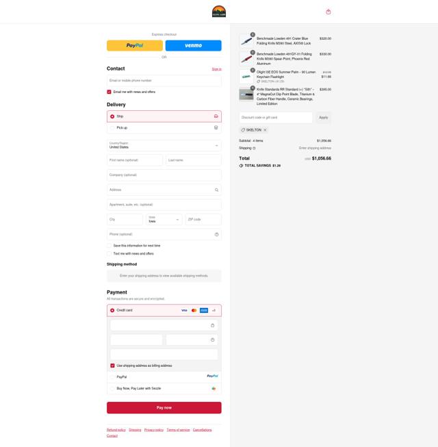 Going Gear checkout page showing Going Gear discount code box | Screenshot taken by SimplyCodes community member on Sep 11, 2025