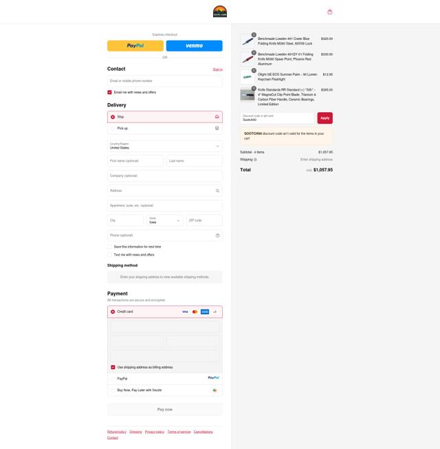 Going Gear checkout page showing Going Gear discount code box | Screenshot taken by SimplyCodes community member on Sep 11, 2025