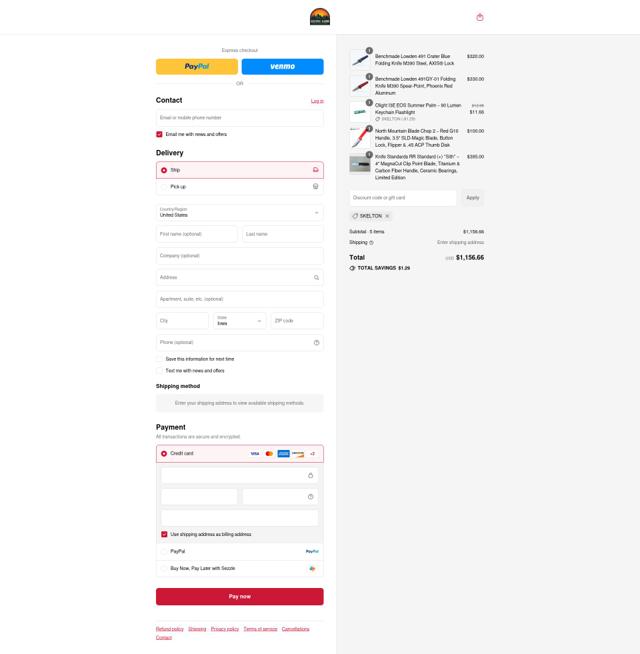 Going Gear checkout page showing Going Gear discount code box | Screenshot taken by SimplyCodes community member on Sep 7, 2025