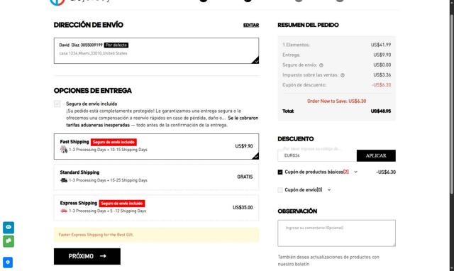 Gojersey checkout page showing Gojersey coupon code box | Screenshot taken by SimplyCodes community member on Jul 18, 2025