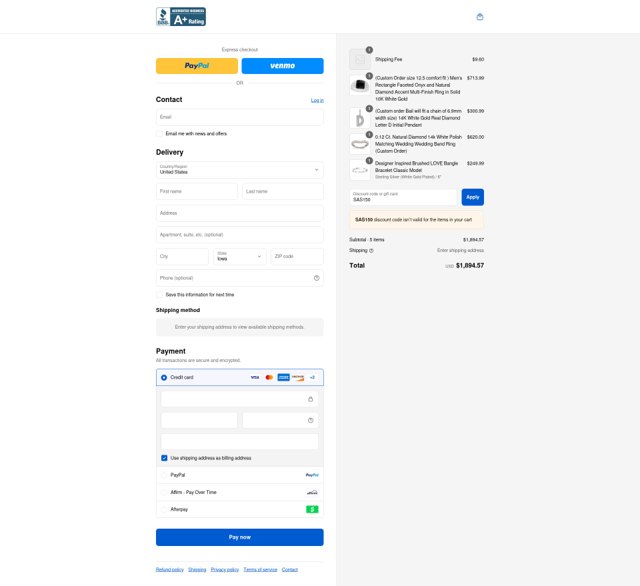 Goldia checkout page showing Goldia discount code box | Screenshot taken by SimplyCodes community member on Sep 3, 2025