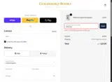 Goldsboro Books coupon verification screenshot