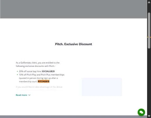 Golfbreaks checkout page showing Golfbreaks promo code box | Screenshot taken by SimplyCodes community member on Nov 24, 2025