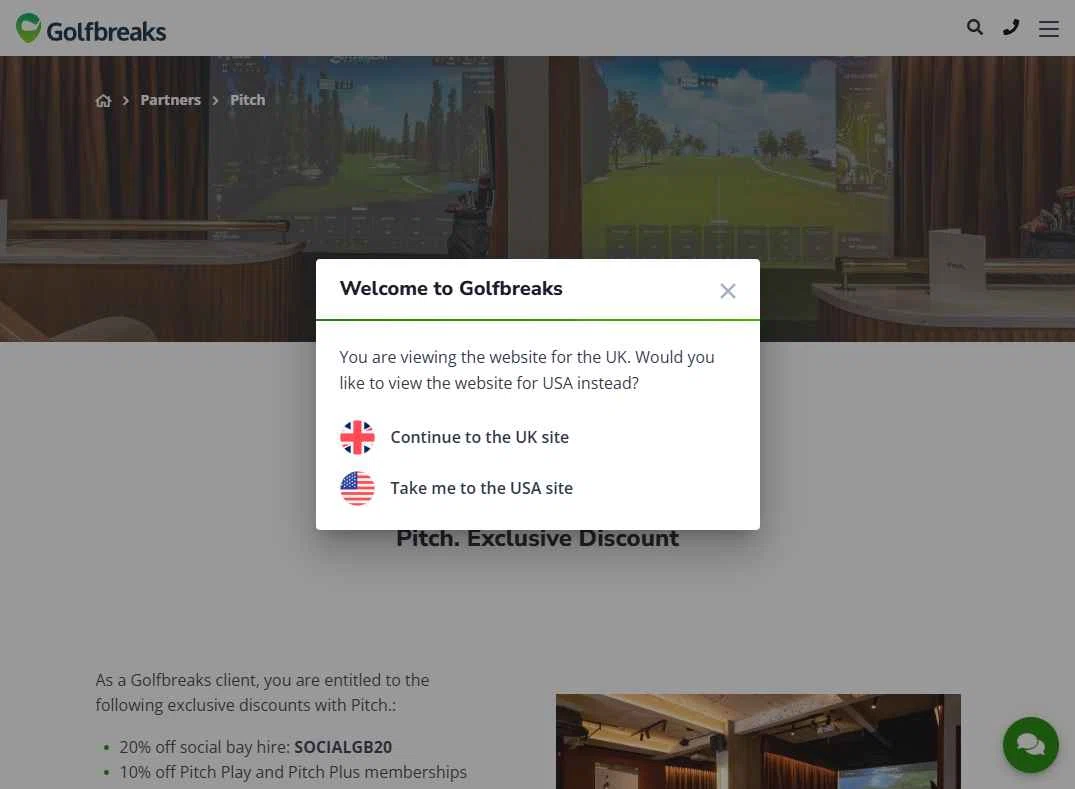Golfbreaks checkout page showing Golfbreaks promo code box | Screenshot taken by SimplyCodes community member on Nov 25, 2025