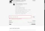 SITEWIDE10 coupon verification screenshot
