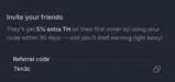 GoMining coupon verification screenshot