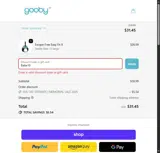 Gooby coupon verification screenshot