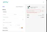 Gooby coupon verification screenshot