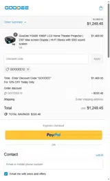 goodee12 coupon verification screenshot