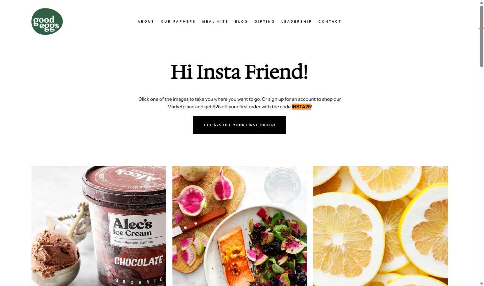 Good Eggs checkout page showing Good Eggs promo code box | Screenshot taken by SimplyCodes community member on Dec 21, 2025