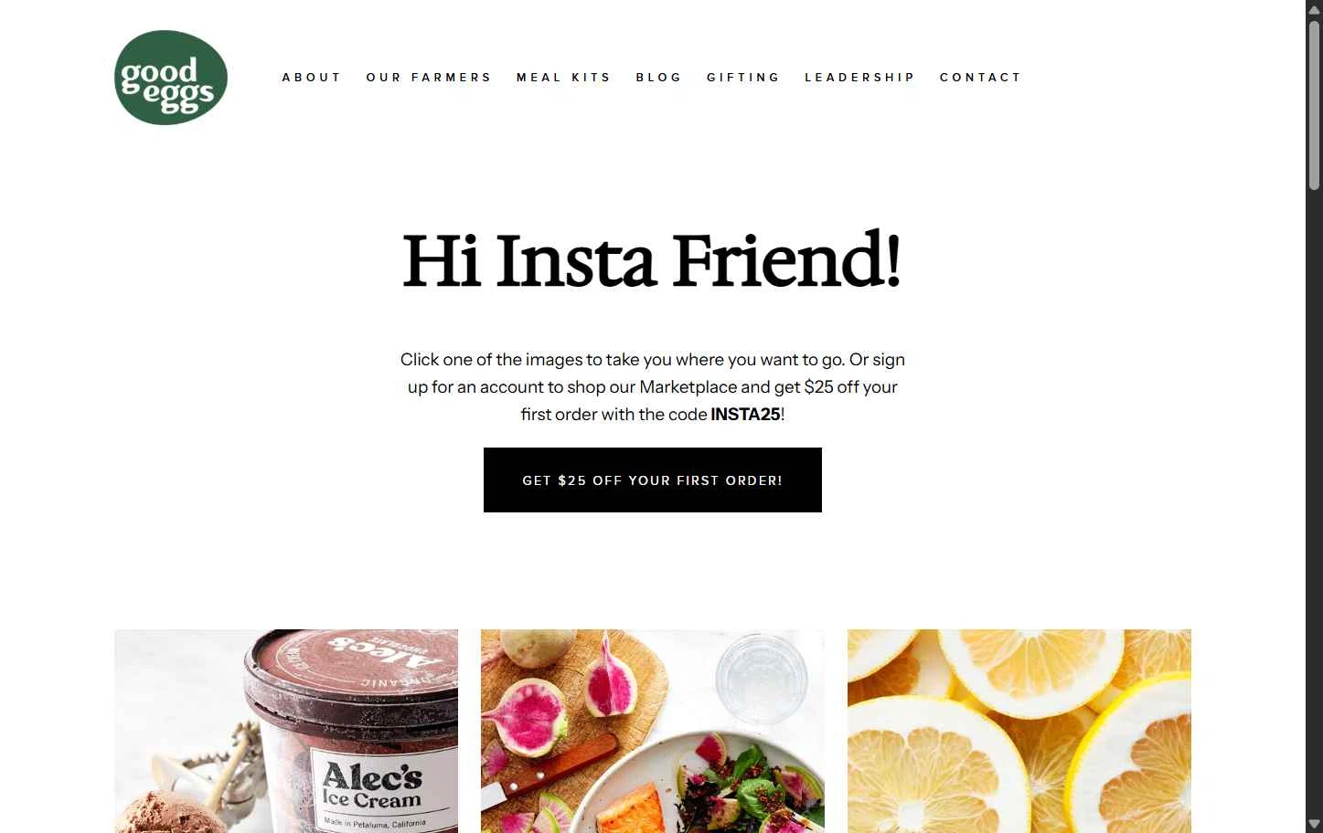 Good Eggs checkout page showing Good Eggs promo code box | Screenshot taken by SimplyCodes community member on Sep 25, 2025
