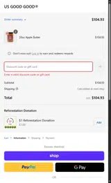 ADRQ9 coupon verification screenshot