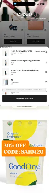 GOODONYA coupon verification screenshot