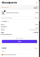 TAKEOFF coupon verification screenshot
