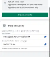 MYCOZYGLAM coupon verification screenshot