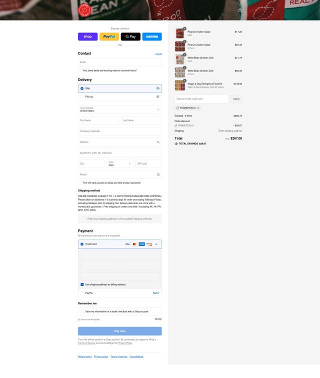 Good To-Go checkout page showing Good To-Go promo code box | Screenshot taken by SimplyCodes community member on Sep 2, 2025
