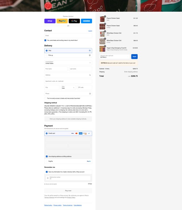 Good To-Go checkout page showing Good To-Go promo code box | Screenshot taken by SimplyCodes community member on Sep 6, 2025