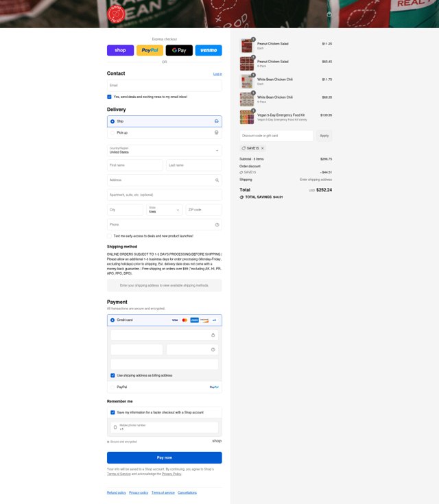 Good To-Go checkout page showing Good To-Go promo code box | Screenshot taken by SimplyCodes community member on Sep 5, 2025