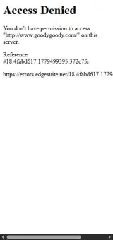Goody Goody Liquor coupon verification screenshot
